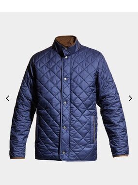 Peter Millar Suffolk Quilted Travel Coat